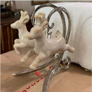 Reserved for Wendygeez NIB Pottery Barn reindeer s&p